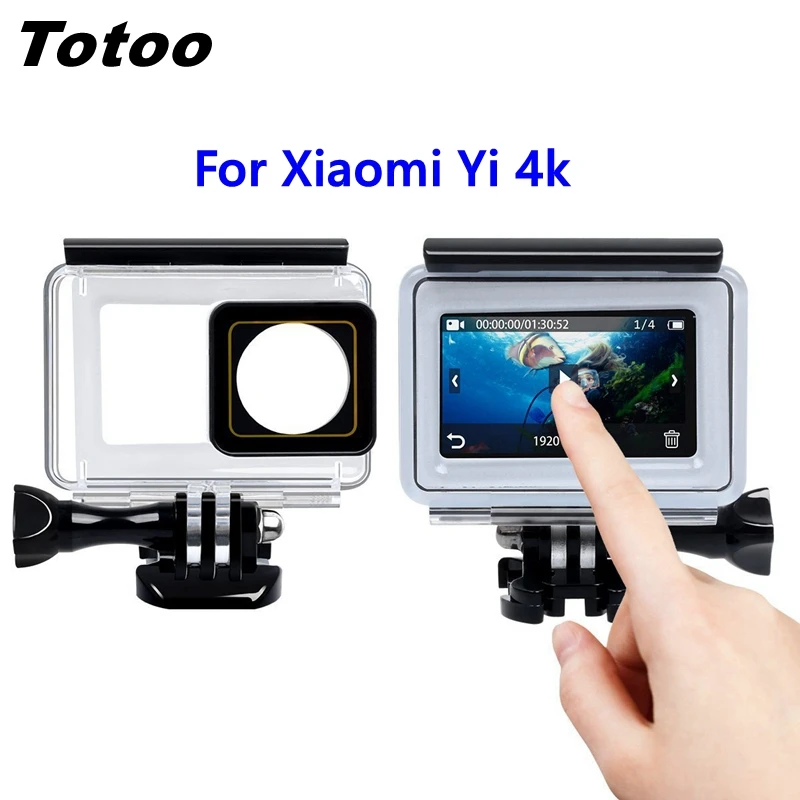 For Yi LITE 4K 4K+Underwater Protective Case Waterproof Housing With Touch Screen Cover Mount For Xiaomi Yi 2 YI 4K Accessories
For Yi LITE 4K 4K+Underwater Protective Case Waterproof Housing With Touch Screen Cover Mount For Xiaomi Yi 2 YI 4K Accessories