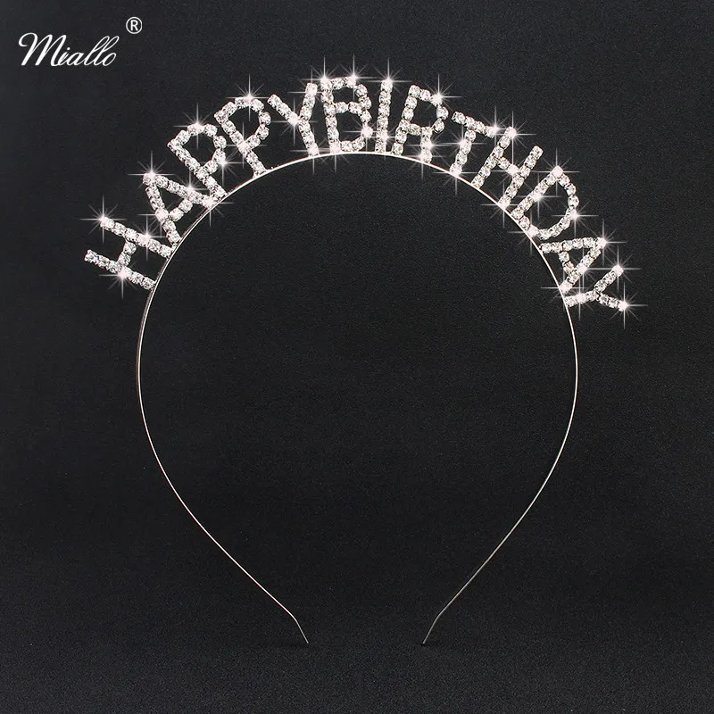 Miallo Fashion Happy Birthday Character Hairbands Celebrate Birthday Party Special Austrian Crystal Hair Accessories Jewelry
Miallo Fashion Happy Birthday Character Hairbands Celebrate Birthday Party Special Austrian Crystal Hair Accessories Jewelry