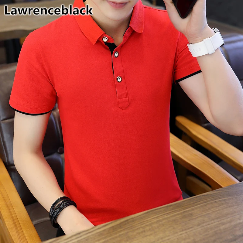 Lawrenceblack Polo Shirts Men 2018 Casual Turn-down Collar Camisa Masculina Homme Summer Polos Designer Cotton Solid Polo 1235
Lawrenceblack Polo Shirts Men 2018 Casual Turn-down Collar Camisa Masculina Homme Summer Polos Designer Cotton Solid Polo 1235
