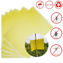 20x15 cm 5 חתיכות דבק זבוב מלכודת אנטי moustique כנימות לבן זבובים יתושים פירות טוס התפסן killer(China)