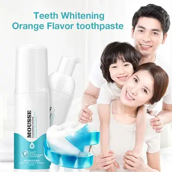 60ml Toothpaste Teeth Whitening Foam Deep Cleaning Teeth Fresh Breath Oral Hygiene Tooth Cleaner Oral Dental Care Orange Flavor
60ml Toothpaste Teeth Whitening Foam Deep Cleaning Teeth Fresh Breath Oral Hygiene Tooth Cleaner Oral Dental Care Orange Flavor