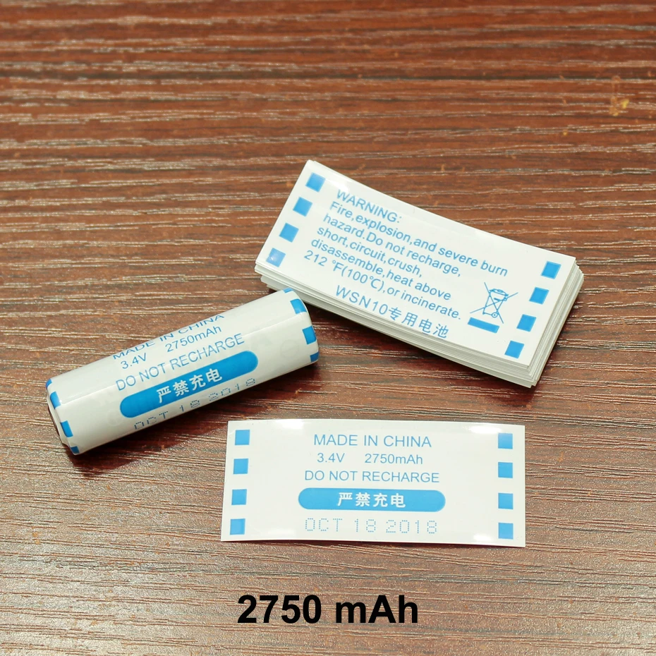 

100pcs/lot 14500 Lithium Battery Pvc Heat Shrinkable Sleeve Shrink Film Aa/5 Special Outer Skin Package Insulation