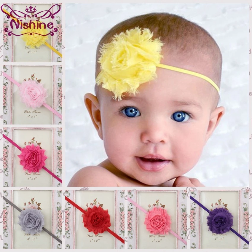 Nishine 15 Colors Newborn Shabby Chiffon Flower Elastic Headband Children Headwear Hair Accessories Kids Photography Props
Nishine 15 Colors Newborn Shabby Chiffon Flower Elastic Headband Children Headwear Hair Accessories Kids Photography Props