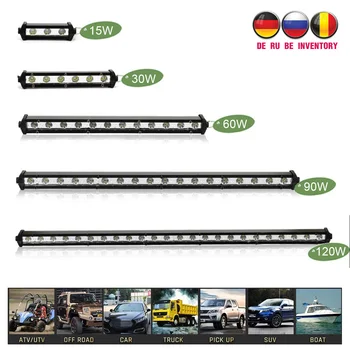 4-25 Inch LED Bar LED Light Bar for Car Tractor Boat OffRoad Off Road 4WD 4x4 Truck SUV ATV Driving 12V 24V
4-25 Inch LED Bar LED Light Bar for Car Tractor Boat OffRoad Off Road 4WD 4x4 Truck SUV ATV Driving 12V 24V