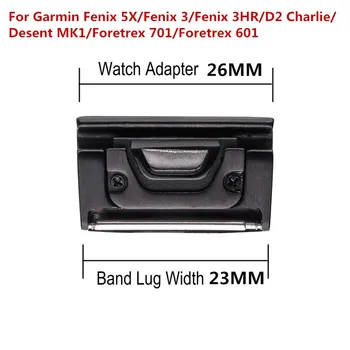 Quick Release Clasp Adapter Connector for Garmin Fenix 5X/Fenix 3/Fenix 3 HR/Fenix 5/5S/Quatix 5 26MM 22MM 20MM Metal Watch Band
Quick Release Clasp Adapter Connector for Garmin Fenix 5X/Fenix 3/Fenix 3 HR/Fenix 5/5S/Quatix 5 26MM 22MM 20MM Metal Watch Band