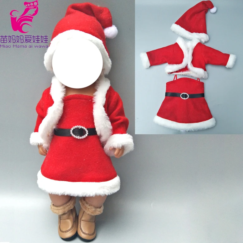doll clothes for 17 inch born Baby dolls Santa Claus dress hat for 18" doll coat Christmas gift
doll clothes for 17 inch born Baby dolls Santa Claus dress hat for 18" doll coat Christmas gift