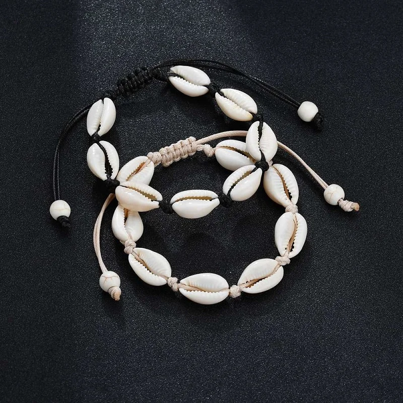 Natural Hawaiian Shell Casual Handmade Leather Bracelets Bangles For Women New Fashion Beach Scallop Wind Conch Bracelets 2019
Natural Hawaiian Shell Casual Handmade Leather Bracelets Bangles For Women New Fashion Beach Scallop Wind Conch Bracelets 2019