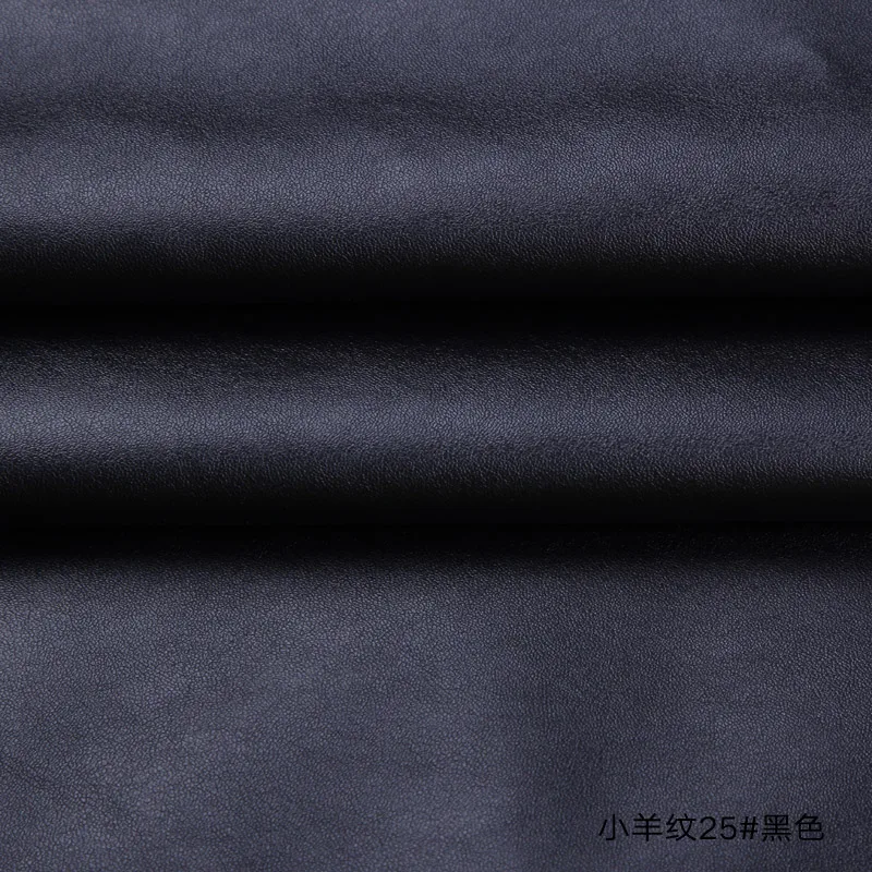 High Quality Micro Sheep pattern 25# Black PU Leather fabric with little elastic for DIY furniture clothes bag material(50x69cm)
High Quality Micro Sheep pattern 25# Black PU Leather fabric with little elastic for DIY furniture clothes bag material(50x69cm)