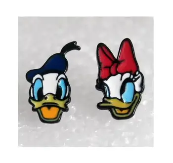 New 12 pairs Cartoon Donald Duck Daisy cute head Earings Cartoon Women Girl Children kids Lovely party Gifts free shipping
New 12 pairs Cartoon Donald Duck Daisy cute head Earings Cartoon Women Girl Children kids Lovely party Gifts free shipping
