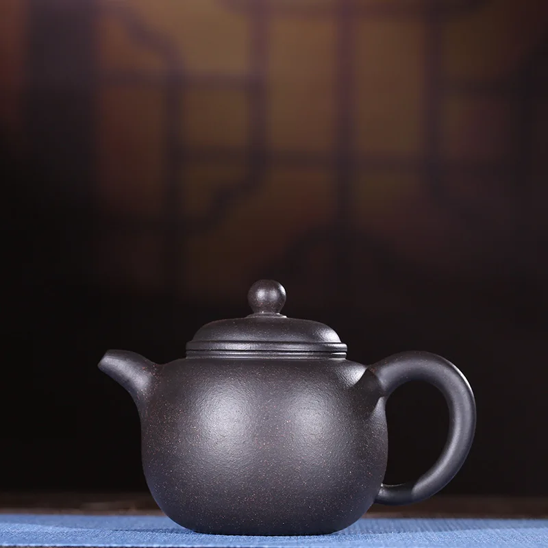 Pottery Teapot Quality Goods Manual Make Raw Ore Black Zhu Mud Black Gold Just Bao Chung Hu Kungfu Online Teapot Tea Set Gift
Pottery Teapot Quality Goods Manual Make Raw Ore Black Zhu Mud Black Gold Just Bao Chung Hu Kungfu Online Teapot Tea Set Gift