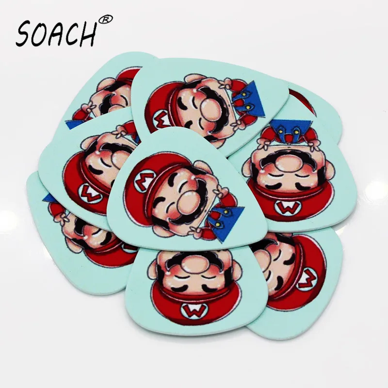 SOACH 50PCS 0.71mm Cartoon guitar paddle high quality two sided print pad pattern guitar picks Guitar Accessories ukulele bass
SOACH 50PCS 0.71mm Cartoon guitar paddle high quality two sided print pad pattern guitar picks Guitar Accessories ukulele bass