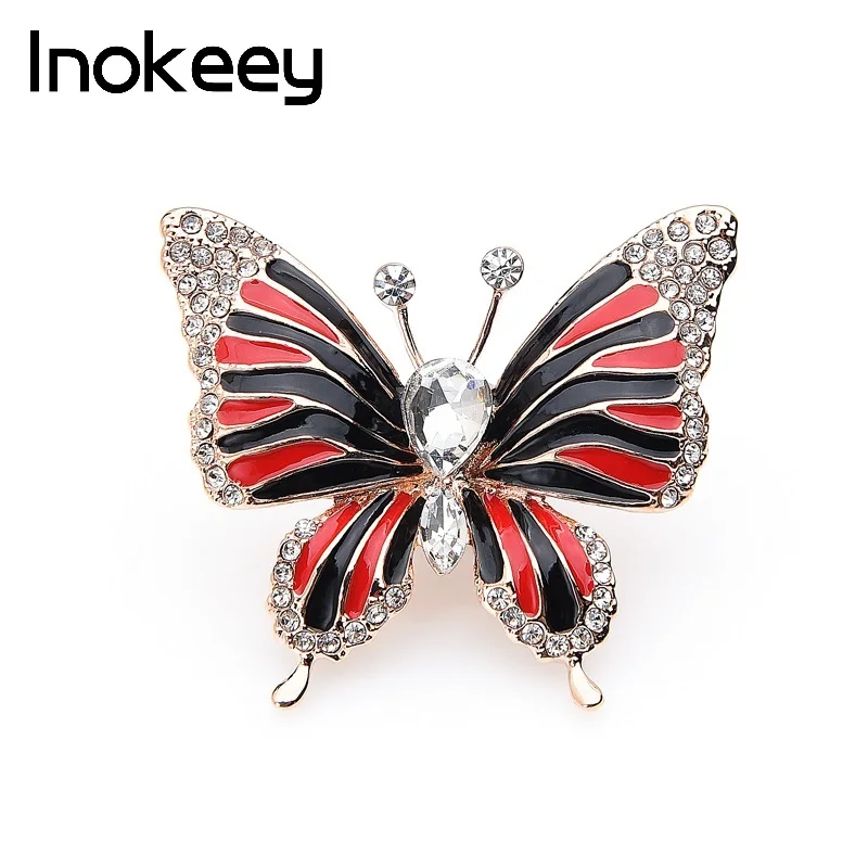 Inokeey Red Black Enamel Butterfly Brooch Pins Bouquet For Women Rhinestone Pins Jewelry Gift
Inokeey Red Black Enamel Butterfly Brooch Pins Bouquet For Women Rhinestone Pins Jewelry Gift