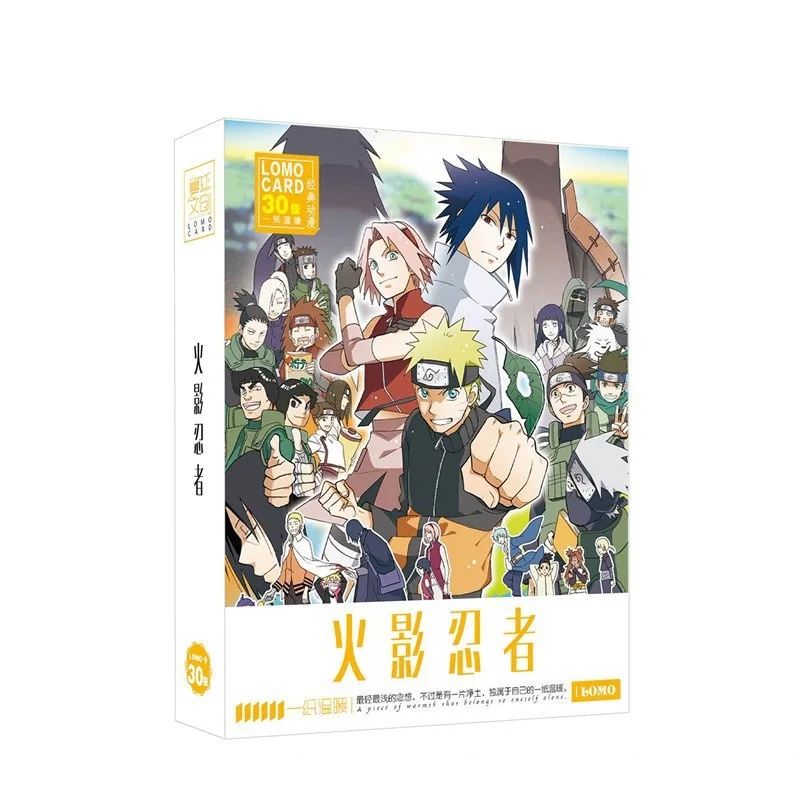 30 Pcs/Set Japanese Anime Naruto Lomo Card Mini Postcard Greeting Card Christmas Gifts
30 Pcs/Set Japanese Anime Naruto Lomo Card Mini Postcard Greeting Card Christmas Gifts