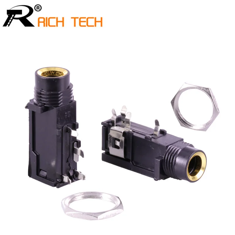 20Pcs/lot 6.35mm Jack stereo female socket connector speaker plug jack audio adapter 4pin microphone headphone
20Pcs/lot 6.35mm Jack stereo female socket connector speaker plug jack audio adapter 4pin microphone headphone