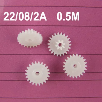 Double layer gear 22082A rack gear transmission gear deceleration gear wheels 0.5M 1.95mm shaft hole (100pcs/lot)
Double layer gear 22082A rack gear transmission gear deceleration gear wheels 0.5M 1.95mm shaft hole (100pcs/lot)