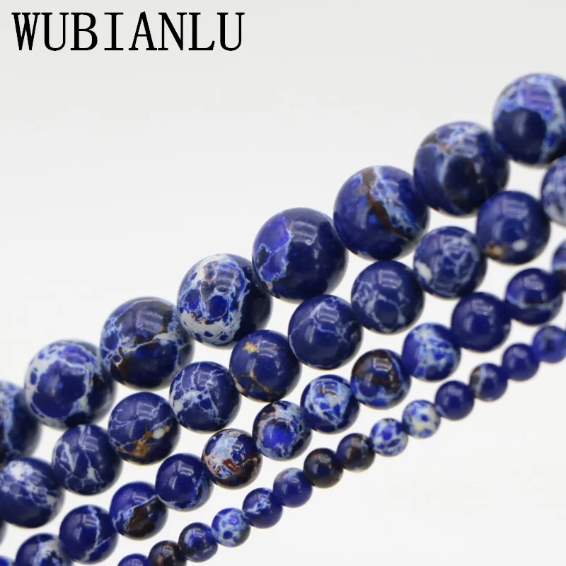 WUBIANLU New Listing 4 6 8 10 12mm Imperial Emperor Natural Stone Beads Charms For Jewelry Making Fashion DIY Necklace Bracelet
WUBIANLU New Listing 4 6 8 10 12mm Imperial Emperor Natural Stone Beads Charms For Jewelry Making Fashion DIY Necklace Bracelet