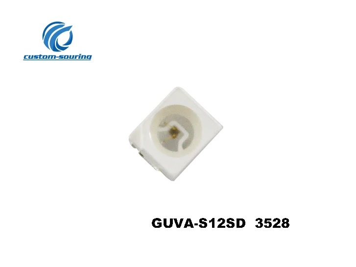 10PC SMD GUVA-S12SD 3528 Ultraviolet sensor UV intensity detection sensor 240nm-370nm
10PC SMD GUVA-S12SD 3528 Ultraviolet sensor UV intensity detection sensor 240nm-370nm