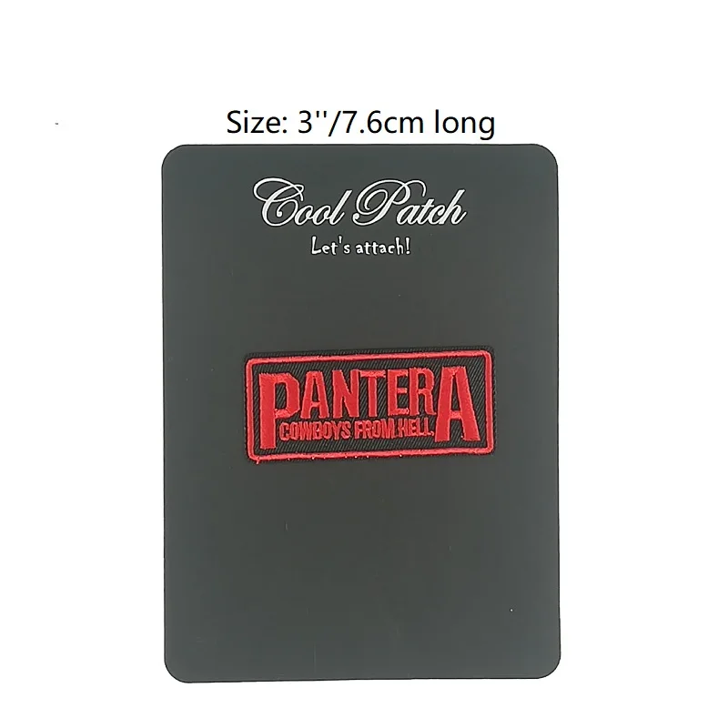 3" PANTERA COWBOYS FROM HELL ROCK BAND HEAVY METAL LOGO MUSIC Iron On Patches Embroidered punk collection halloween costume
3" PANTERA COWBOYS FROM HELL ROCK BAND HEAVY METAL LOGO MUSIC Iron On Patches Embroidered punk collection halloween costume