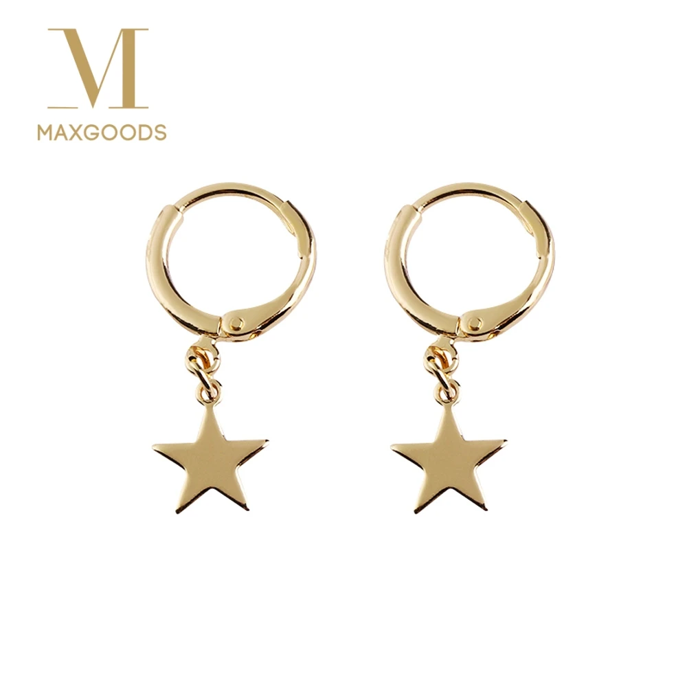Trendy Gold Color Small Star Hoop Earrings for Women 2018 Ear Piercing Huggie Earrings Simple Charms Jewelry
Trendy Gold Color Small Star Hoop Earrings for Women 2018 Ear Piercing Huggie Earrings Simple Charms Jewelry