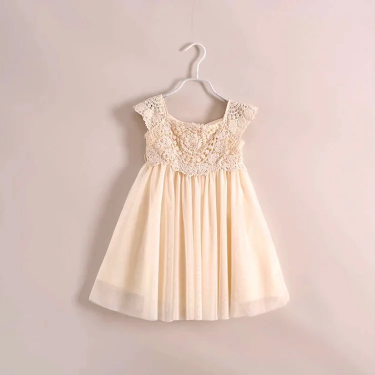 Fedex UPS Free noble Princess dress summer lace Crochet tulle dress girls beige party dress brand for 3-10T
Fedex UPS Free noble Princess dress summer lace Crochet tulle dress girls beige party dress brand for 3-10T