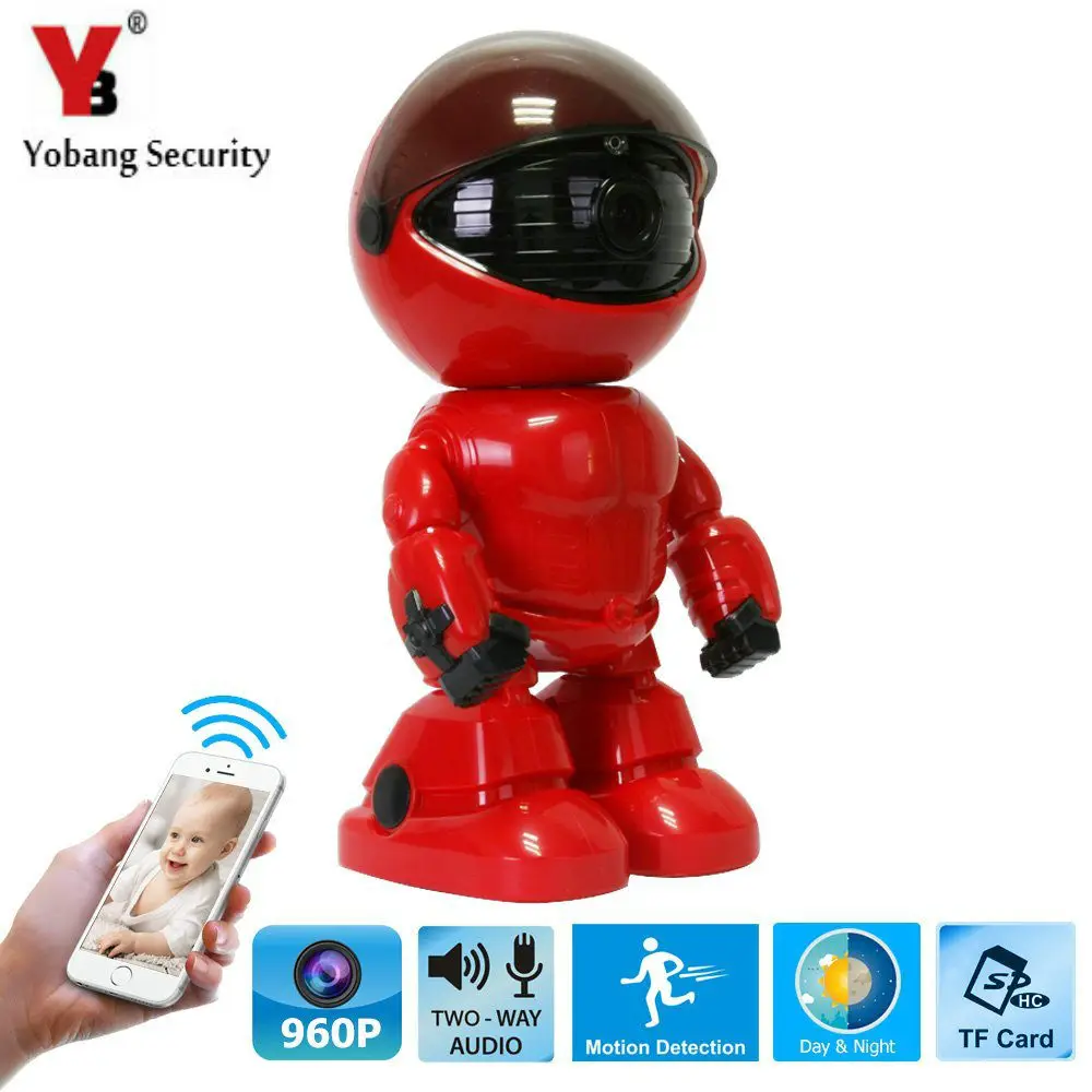 Yobang Security 360 Degree Mini Robot Wifi Wireless P2P Network IP Camera LED Light Home Surveillance Security System For IOS
Yobang Security 360 Degree Mini Robot Wifi Wireless P2P Network IP Camera LED Light Home Surveillance Security System For IOS