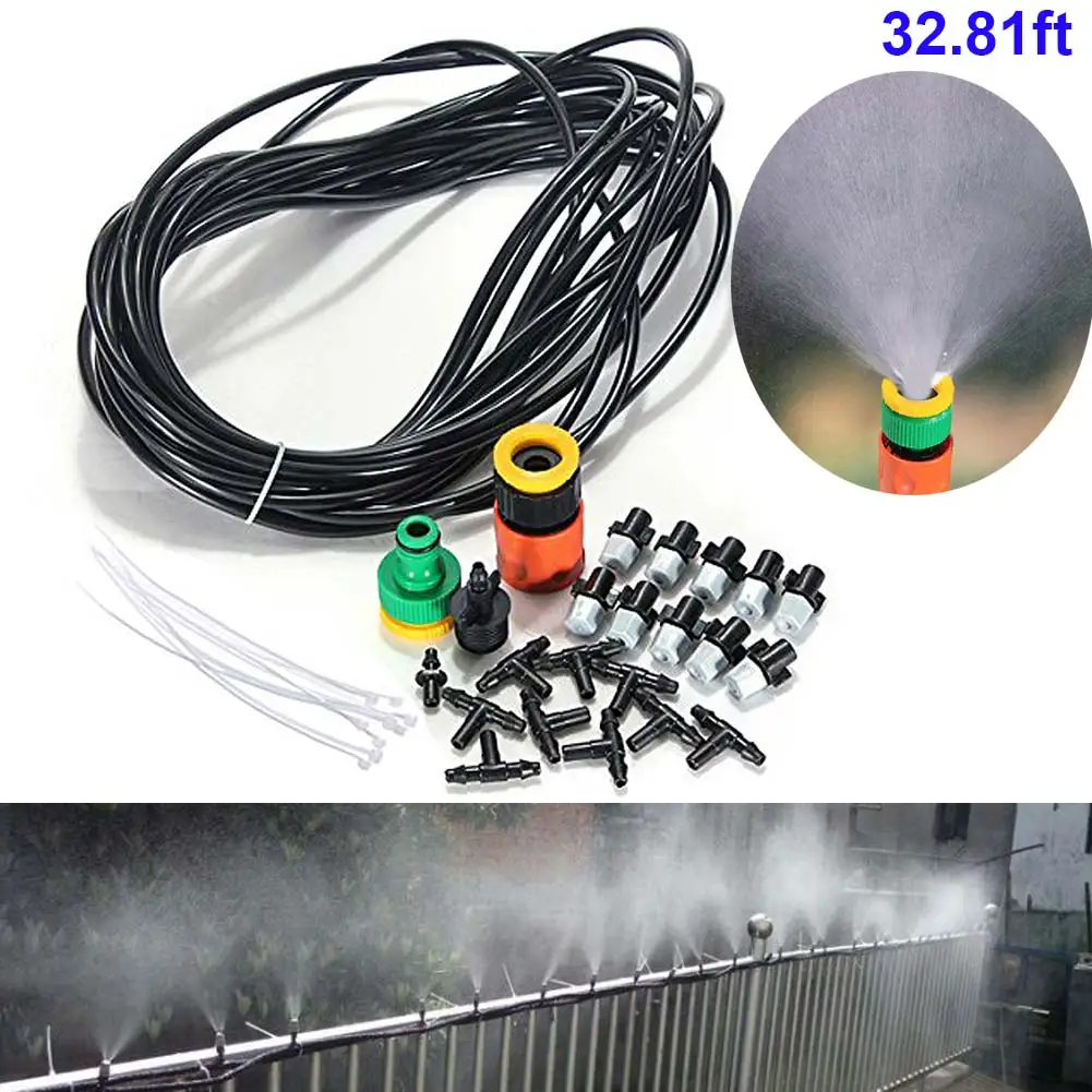New 10m 33FT Outdoor Garden Patio Misting Cooling System Plastic Mist Nozzle WXV Sale
New 10m 33FT Outdoor Garden Patio Misting Cooling System Plastic Mist Nozzle WXV Sale