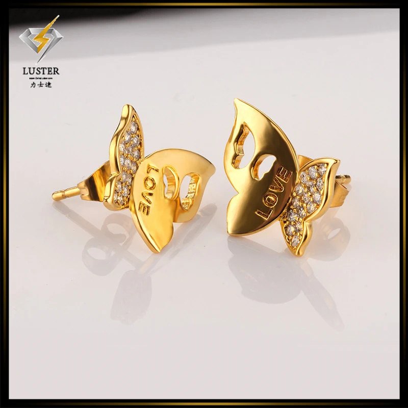 2016 Fashion Sunmmer Lovely Butterfly Trendy Stud Earrings with Crystal Cubic Zirconia Stone Supprice Gift For Women/Girls
2016 Fashion Sunmmer Lovely Butterfly Trendy Stud Earrings with Crystal Cubic Zirconia Stone Supprice Gift For Women/Girls