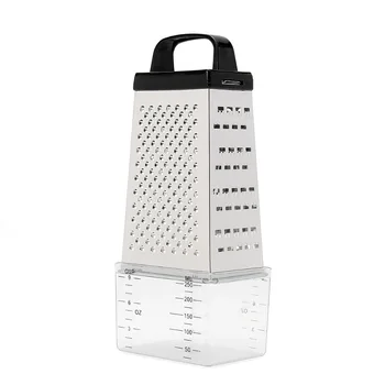 Black/nude Random 4 Sided Blades Cheese Vegetables Grater Carrot Cucumber Slicer Cutter Box Container Kitchenware Stainless
Black/nude Random 4 Sided Blades Cheese Vegetables Grater Carrot Cucumber Slicer Cutter Box Container Kitchenware Stainless