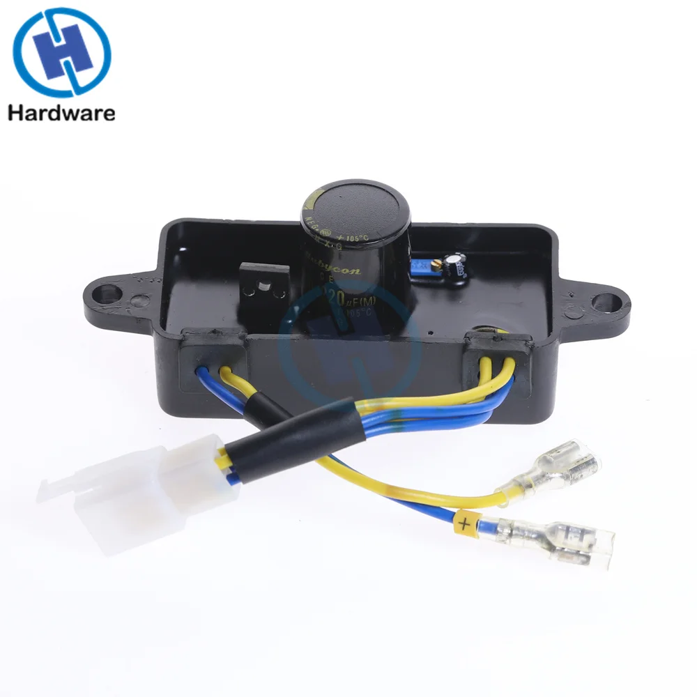 1PCS Voltage Regulator Rectifier Single Phase AVR for 2KW-3KW Gasoline Generator Voltage Regulator Rectifier 1PCS Voltage Regulator Rectifier Single Phase AVR for 2KW-3KW Gasoline Generator Voltage Regulator Rectifier