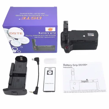 DSTE Multi-Power Vertical Battery Grip + Remote Control for Nikon D5100 D5200 DSLR Camera
DSTE Multi-Power Vertical Battery Grip + Remote Control for Nikon D5100 D5200 DSLR Camera