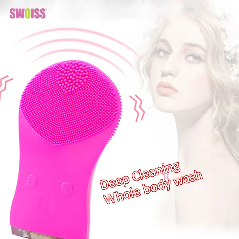 SWOISS Electric Silicone Cleansing Instrument Deep Pore Cleaner Waterproof Sound Vibration Portable Face Wash Wireless Charging
SWOISS Electric Silicone Cleansing Instrument Deep Pore Cleaner Waterproof Sound Vibration Portable Face Wash Wireless Charging