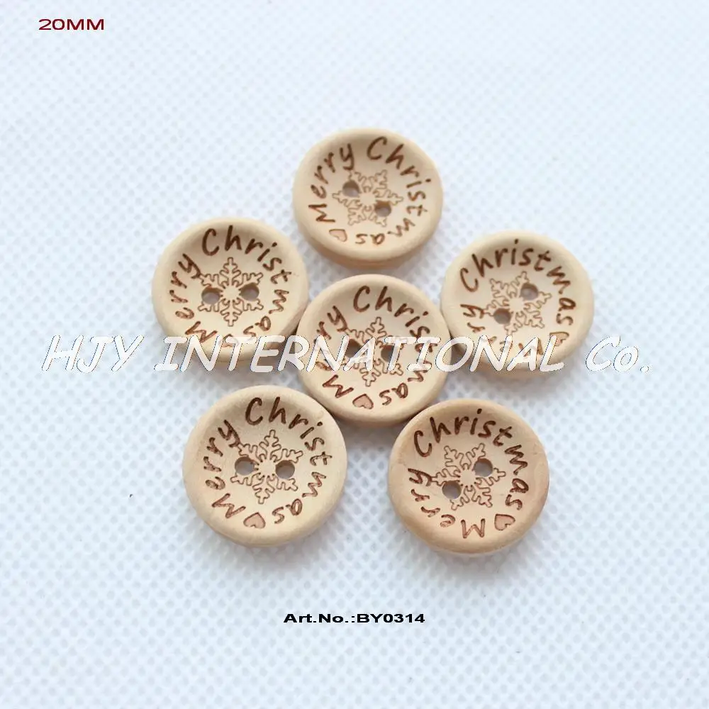 (50pcs/lot) 20mm "Merry Christmas" Buttons Natural Wooden Sewing Buttons 2 Holes -BY0314
(50pcs/lot) 20mm "Merry Christmas" Buttons Natural Wooden Sewing Buttons 2 Holes -BY0314
