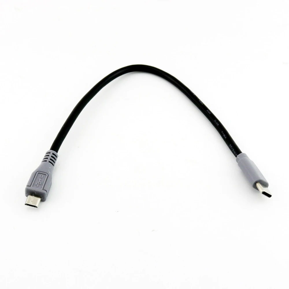5pcs USB 3.1 Type-C Male Plug to USB Micro Male Plug Charging Data OTG Connector Adapter Male to Male Cable 25cm/1m
5pcs USB 3.1 Type-C Male Plug to USB Micro Male Plug Charging Data OTG Connector Adapter Male to Male Cable 25cm/1m