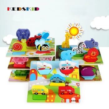 3D Wooden Puzzle Jigsaw Cartoon Animal Puzzles Intelligence Children Educational Toy Hand jigsaw puzzle
3D Wooden Puzzle Jigsaw Cartoon Animal Puzzles Intelligence Children Educational Toy Hand jigsaw puzzle