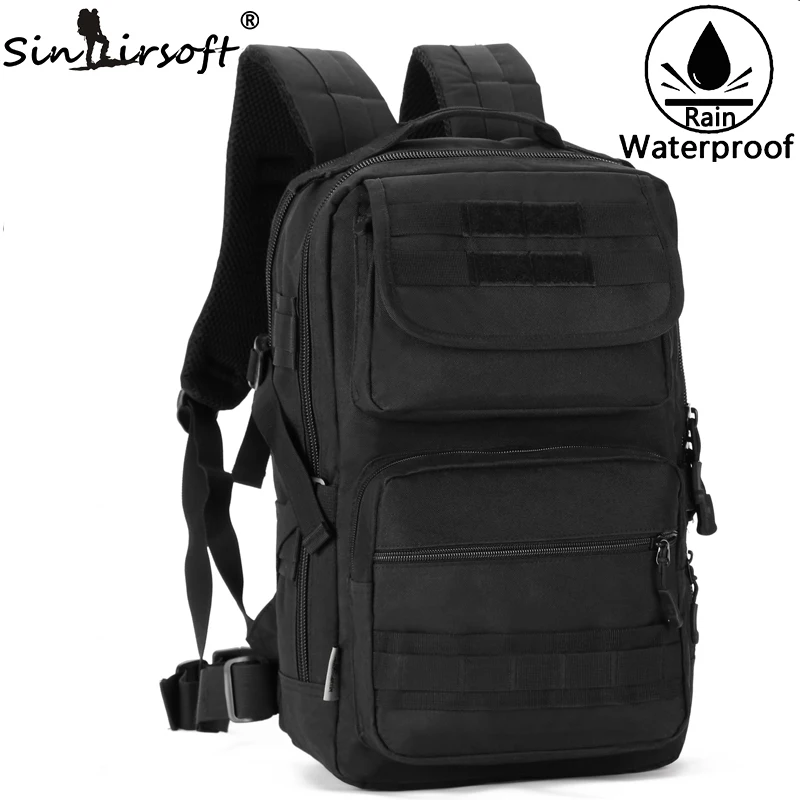 

SINAIRSOFT Military Tactical Backpack Travel Mochila 25L Nylon Camouflage Rucksack Molle System Outdoor Fishing Camping LY0092