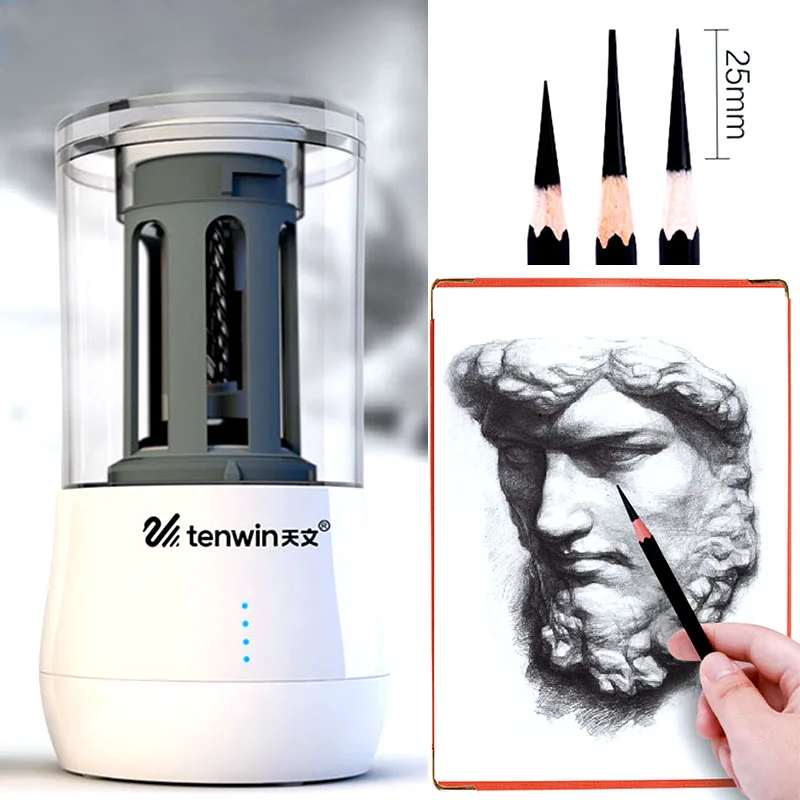Electric Pencil Sharpener Sketch Writing Creative Pencil Sharpener Student Painting Art Supplies Student Stationery
Electric Pencil Sharpener Sketch Writing Creative Pencil Sharpener Student Painting Art Supplies Student Stationery