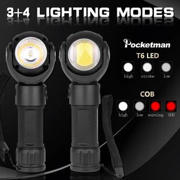 POCKETMAN T6+COB LED Waterproof Portable Flashlight Work Light Rechargeable with Magnet 360 Degree Rotate Red White Lamp 2019
POCKETMAN T6+COB LED Waterproof Portable Flashlight Work Light Rechargeable with Magnet 360 Degree Rotate Red White Lamp 2019