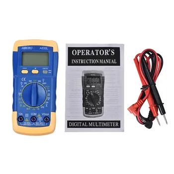 Franchise LCD Digital Multimeter Ammeter Voltmeter Ohmmeter Current Tester Portable Ammeter COMS Automatic Zero Protection #0307
Franchise LCD Digital Multimeter Ammeter Voltmeter Ohmmeter Current Tester Portable Ammeter COMS Automatic Zero Protection #0307