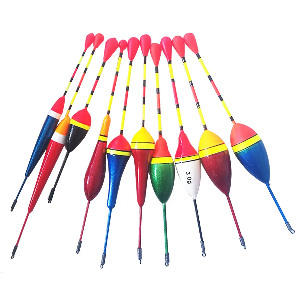 10Pcs/Lot Fishing Floats Set Buoy Bobber Fishing Light Stick Floats Fluctuate Mix Size Color Float Buoy For Fishing Accessories
10Pcs/Lot Fishing Floats Set Buoy Bobber Fishing Light Stick Floats Fluctuate Mix Size Color Float Buoy For Fishing Accessories
