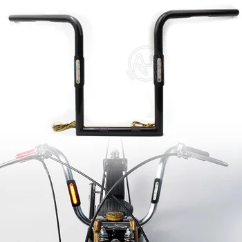 1set Black Motorcycle 25mm 14"/16" High Handlebar +LED Turn Signal Lights Universal Fit For Harley Sportster Honda CG125 Chopper
1set Black Motorcycle 25mm 14"/16" High Handlebar +LED Turn Signal Lights Universal Fit For Harley Sportster Honda CG125 Chopper