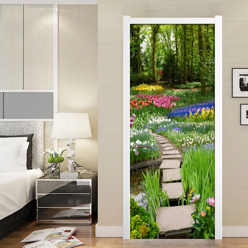 3D Stereoscopic Door Wall Sticker Poster Wall Paper Living Room Bedroom Study Door PVC Waterproof Self-adhesive Mural Wallpaper
3D Stereoscopic Door Wall Sticker Poster Wall Paper Living Room Bedroom Study Door PVC Waterproof Self-adhesive Mural Wallpaper