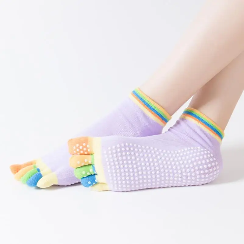 By DHL 500pair Women Sports Colorful Yoga Socks Hot Fitness Cotton Socks Rainbow Workout Anti Slip Toe Socks Breathable Purple
By DHL 500pair Women Sports Colorful Yoga Socks Hot Fitness Cotton Socks Rainbow Workout Anti Slip Toe Socks Breathable Purple