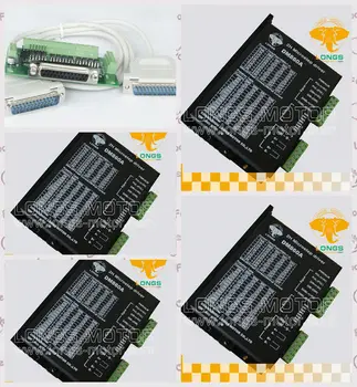 Stepper motor driver digital controller 4PCS DM860A peak 7.8A 256 micsteps 24VDC~80VDC CNC Router LONGS MOTOR
Stepper motor driver digital controller 4PCS DM860A peak 7.8A 256 micsteps 24VDC~80VDC CNC Router LONGS MOTOR