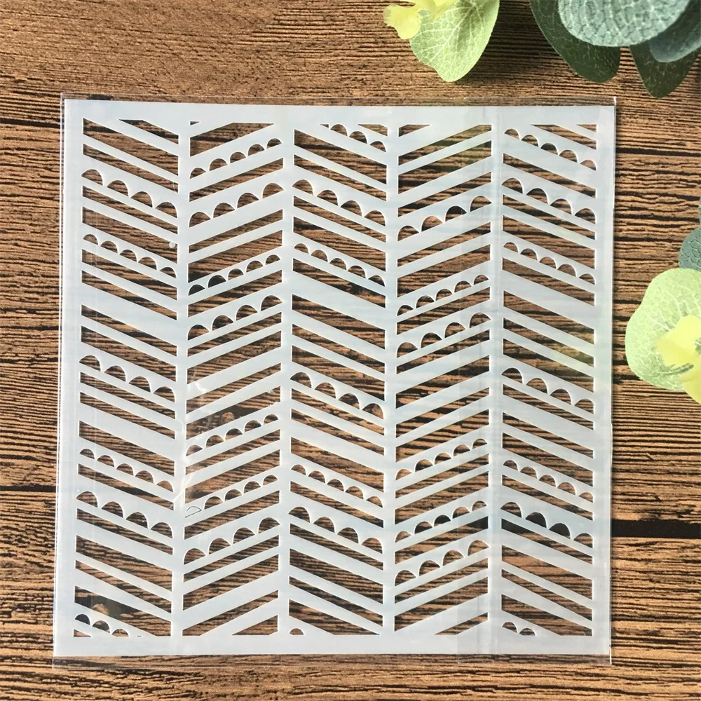 13cm Wavy DIY Craft Layering Stencils Wall Painting Scrapbooking Stamping Embossing Album Card Template
13cm Wavy DIY Craft Layering Stencils Wall Painting Scrapbooking Stamping Embossing Album Card Template
