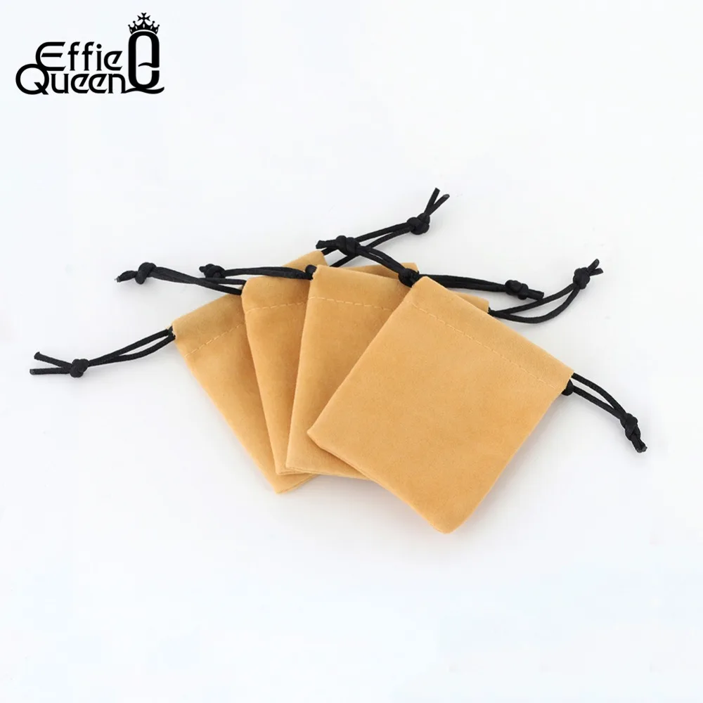 Effie Queen Velvet Pouches 7*9cm Jewelry Gift Packing Yellow Drawstring Velvet Bags for Wedding Party Candy Bag Wholesale DBZH13
Effie Queen Velvet Pouches 7*9cm Jewelry Gift Packing Yellow Drawstring Velvet Bags for Wedding Party Candy Bag Wholesale DBZH13
