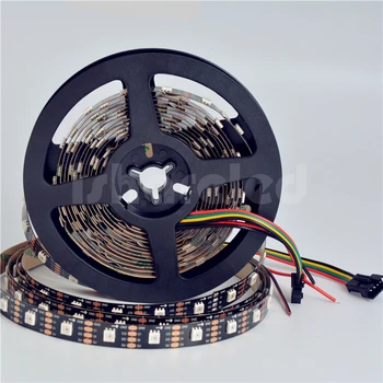 5M DC5V APA102-C SK9822 48 Leds/m Addressable Full Color Pixel LED Strip Light IP20/IP65/IP67 DATA and CLOCK seperately
5M DC5V APA102-C SK9822 48 Leds/m Addressable Full Color Pixel LED Strip Light IP20/IP65/IP67 DATA and CLOCK seperately