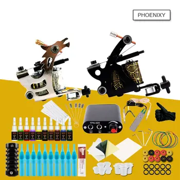 Tattoo Machine Set Complete Tattoo Kit 2 Coils Guns 20 Colors Black Pigment Sets Power Tattoo Professional Kits Permanent Makeup
Tattoo Machine Set Complete Tattoo Kit 2 Coils Guns 20 Colors Black Pigment Sets Power Tattoo Professional Kits Permanent Makeup
