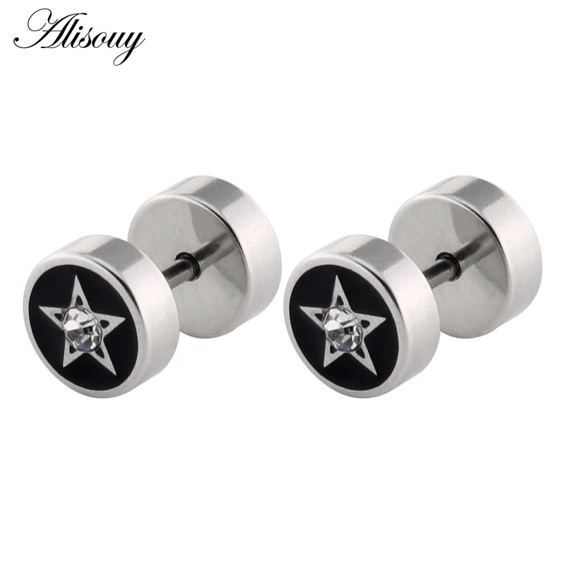 Alisouy 2PC 8mm Small Silver Gold Earrings CZ Crystal Ear Studs Surgical Steel Cubic Zirconia Helix Earring Women Accessories
Alisouy 2PC 8mm Small Silver Gold Earrings CZ Crystal Ear Studs Surgical Steel Cubic Zirconia Helix Earring Women Accessories