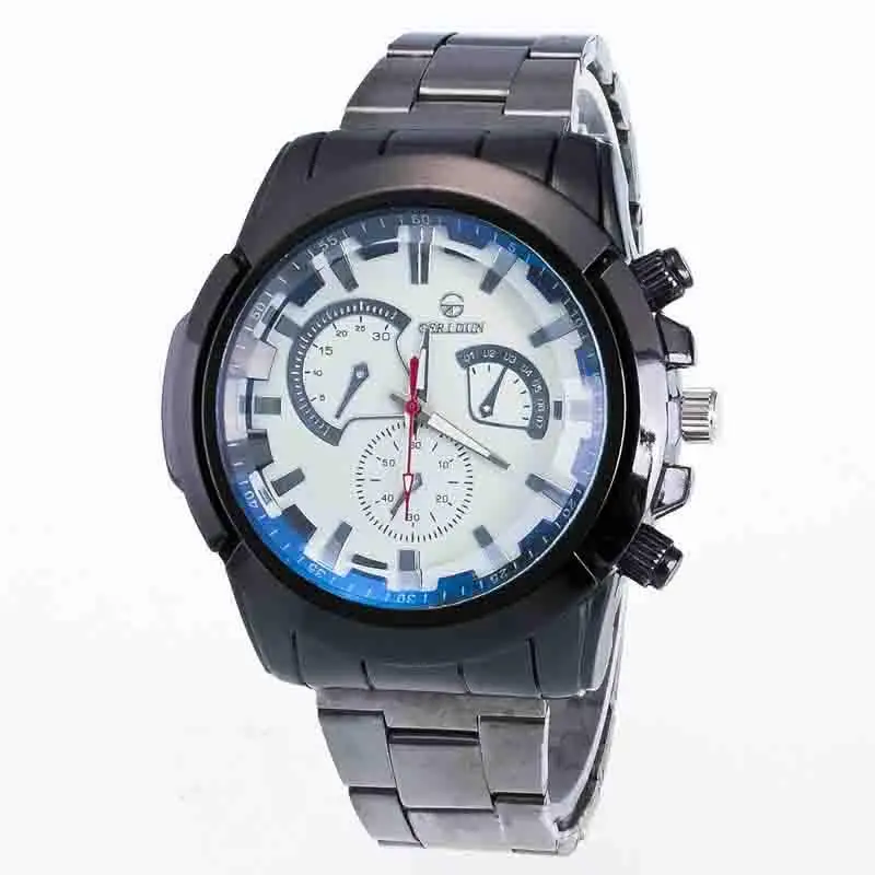 fashion Leisure Steel strip Business type Simple Three eyes six needles replicas Luxury gift dress Quartz watch
fashion Leisure Steel strip Business type Simple Three eyes six needles replicas Luxury gift dress Quartz watch