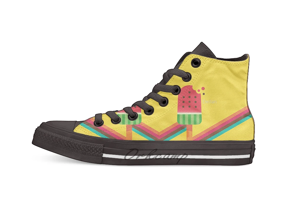 Fresh Watermelon Ice Pop Design breathable Casual High Top lace-up Canvas shoes sneakers
Fresh Watermelon Ice Pop Design breathable Casual High Top lace-up Canvas shoes sneakers